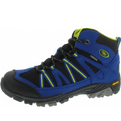 Brütting Ohio high Trekkingschuh in blau-schwarz-lemon Brütting Ohio high Trekkingschuh in blau-schwarz-lemon
