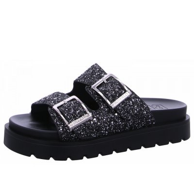 Buffalo Raya Ari Glam Pantolette in black Buffalo Raya Ari Glam Pantolette in black