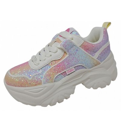 Buffalo Sneaker in white pink glitter Buffalo Sneaker in white pink glitter