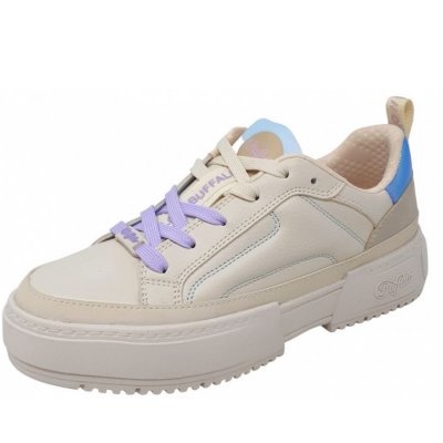 Buffalo RES Fox Lo Sneaker in cream purple Buffalo RES Fox Lo Sneaker in cream purple