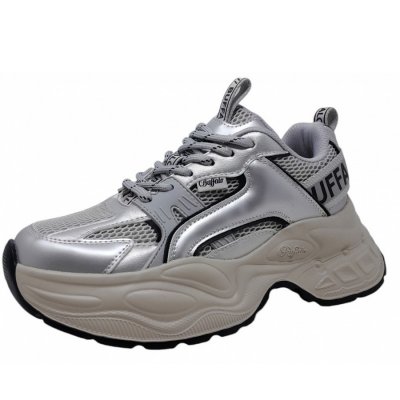 Buffalo PARA Sneaker in silver white black Buffalo PARA Sneaker in silver white black