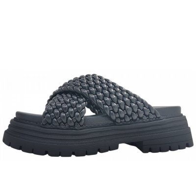 Buffalo Lennox Cross Pantolette in black Buffalo Lennox Cross Pantolette in black
