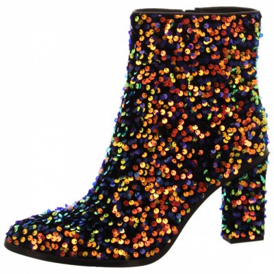 Buffalo Zoe Ankle Boot Stiefelette in black multi