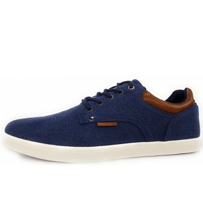 Bullboxer Leinenschuh in NACO Blau Bullboxer Leinenschuh in NACO Blau