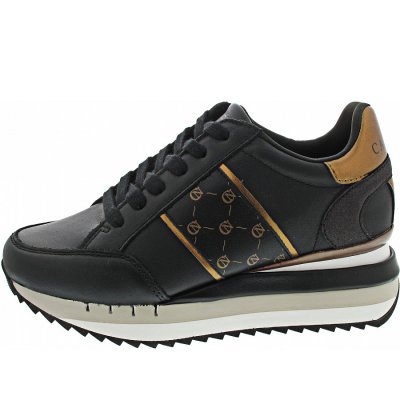 CafeNOIR Sneaker low in nero-bronzo CafeNOIR Sneaker low in nero-bronzo