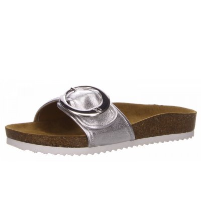 Caprice pantolette Pantolette in silber, platin