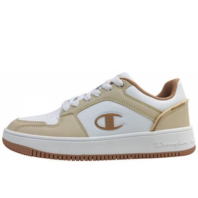 Champion RD18 2.0 Low sportlicher Schnürer in sand/white Champion RD18 2.0 Low sportlicher Schnürer in sand/white