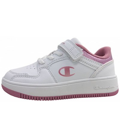Champion RD 18 Foil Low G PS Sneaker in white/pink WW016 Champion RD 18 Foil Low G PS Sneaker in white/pink WW016
