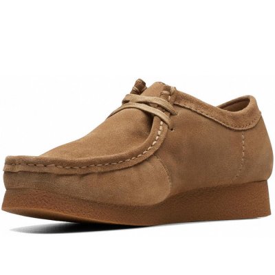 Clarks wallabeeevo Schnürer in dunkelbeige