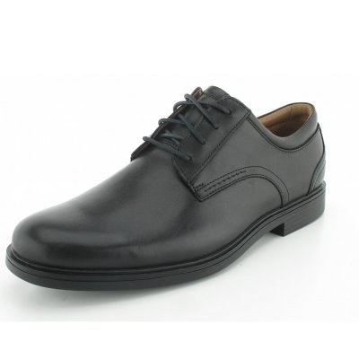 Clarks Un Aldric Lace Black Leat Schnürer in schwarz Clarks Un Aldric Lace Black Leat Schnürer in schwarz