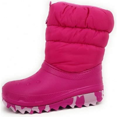 Crocs Classic Neo Puff Boot Gummistiefel in 6X0 Candy Pink