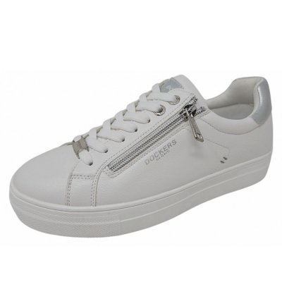 Dockers by Gerli Sneaker in weiss/silber Dockers by Gerli Sneaker in weiss/silber