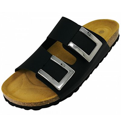 Dr. Stark Pantolette in schwarz/grau 01 Dr. Stark Pantolette in schwarz/grau 01