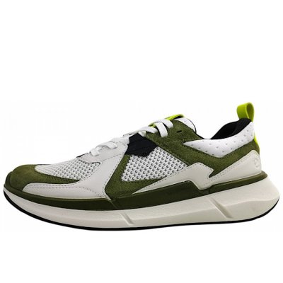 Ecco Biom 2.2 Lea Tex sportlicher Schnürer in white/green 61134 Ecco Biom 2.2 Lea Tex sportlicher Schnürer in white/green 61134
