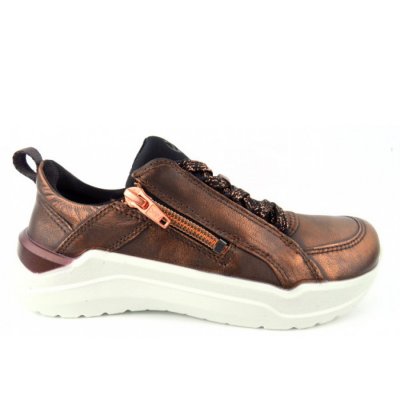 Ecco Intervene cognac Met. Sneaker in COGNAC Ecco Intervene cognac Met. Sneaker in COGNAC