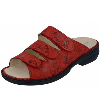 Finn Comfort Pantolette in red