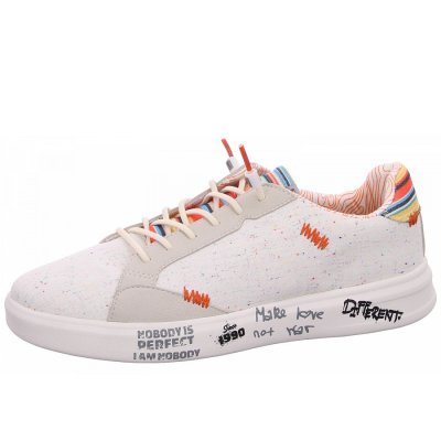 Fusion Leinenschuh in linen art red