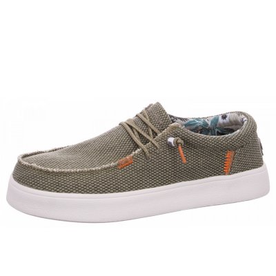 Fusion Leinenschuh in jute moss