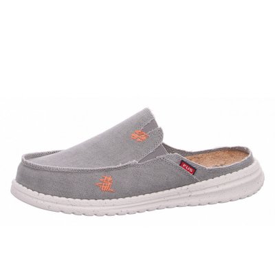 Fusion Slipper in canvas lt.grey
