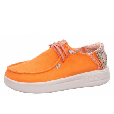 Fusion Slipper in washed canvas orange Fusion Slipper in washed canvas orange