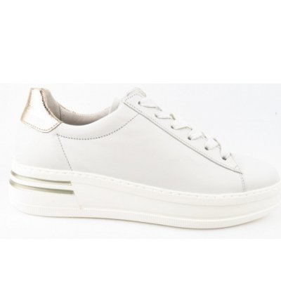 Gabor Comfort Calf offwhite Sneaker low in offwhite/platino