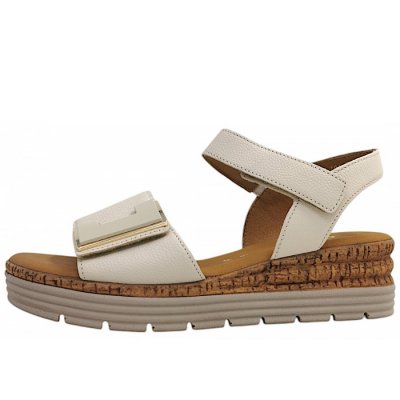 Gabor Comfort Sandale in creme (uni+gold)52