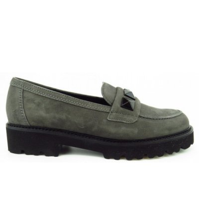 Gabor Samtchevreau grau Slipper in 2 soil (schwarz) Gabor Samtchevreau grau Slipper in 2 soil (schwarz)