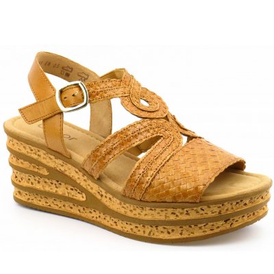 Gabor Flecht cognac Sandale in cognac
