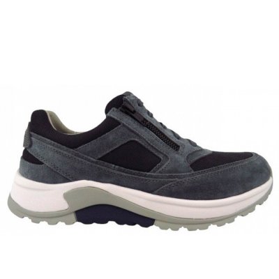 Gabor Rollingsoft Velour iron sportlicher Schnürer in iron Gabor Rollingsoft Velour iron sportlicher Schnürer in iron