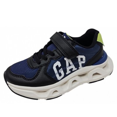 GAP Sneaker in black blue linen