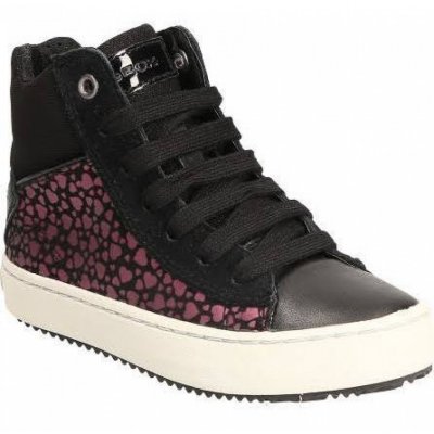 Geox J Kalispera G black Sneaker high in schwarz/lila