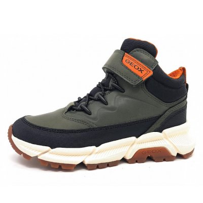 Geox Flexyper Stiefel in C0623 Military/ Orange Geox Flexyper Stiefel in C0623 Military/ Orange