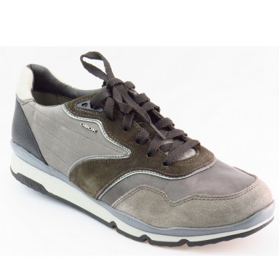 Geox H.Snikker grau Schnürer in grey/mud Geox H.Snikker grau Schnürer in grey/mud