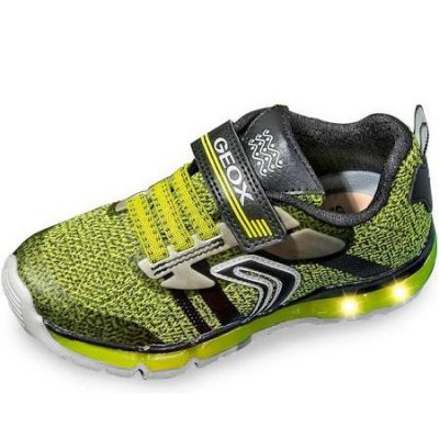 Geox J Android B lime/black Sneaker in lime/black Geox J Android B lime/black Sneaker in lime/black