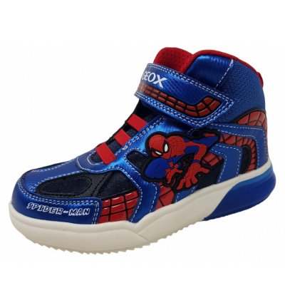 Geox Spiderman Blinker Sneaker high in blue red navy royal Geox Spiderman Blinker Sneaker high in blue red navy royal