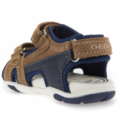 Geox B SAND.AGASIM B. A - WAX.LE SU Sandalen in CARAMEL/NAVY Geox B SAND.AGASIM B. A - WAX.LE SU Sandalen in CARAMEL/NAVY