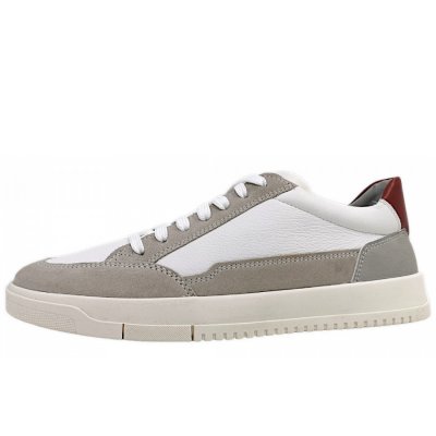 Geox Schnürer in C0284 white/grey