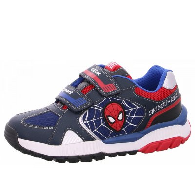Geox J Tuono Boy Klettschuh in C0735 navy red