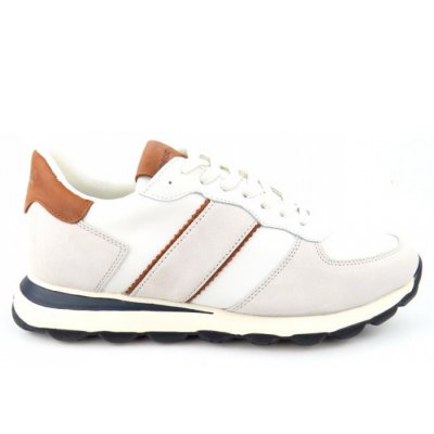 Geox U SPHERICA VSERIES A Sneaker low in WHITE/COGNAC Geox U SPHERICA VSERIES A Sneaker low in WHITE/COGNAC