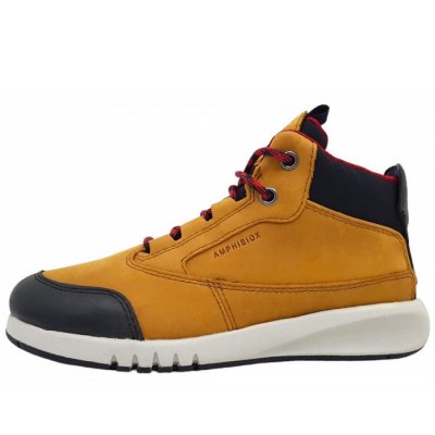 Geox J AERANTER BOY ABX J Schnürstiefel in C6361 lt. brown/ dark red Geox J AERANTER BOY ABX J Schnürstiefel in C6361 lt. brown/ dark red