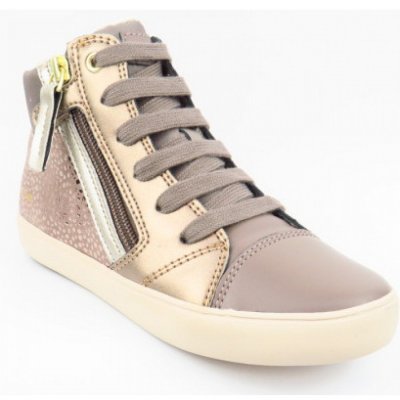 Geox J GISLI GIRL Sneaker high in SMOKE GREY/LT GOLD Geox J GISLI GIRL Sneaker high in SMOKE GREY/LT GOLD