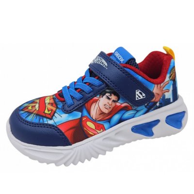 Geox Assister Superman Blinki Sneaker in navy lt. blue Geox Assister Superman Blinki Sneaker in navy lt. blue