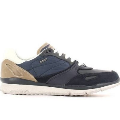 Geox U Sandro B ABX A - Suede Sneaker in Dunkelgrau Geox U Sandro B ABX A - Suede Sneaker in Dunkelgrau