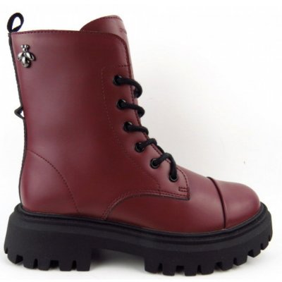 Geox J MAQUINNENS B - BRUSH SY Stiefel in C7357 DK BURGUNDY Geox J MAQUINNENS B - BRUSH SY Stiefel in C7357 DK BURGUNDY