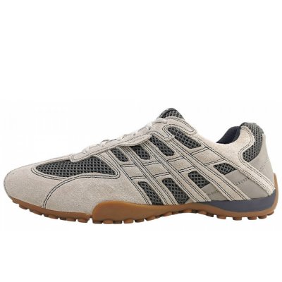 Geox Snake Original sportlicher Schnürer in lt sand/dk grey C5V9F Geox Snake Original sportlicher Schnürer in lt sand/dk grey C5V9F