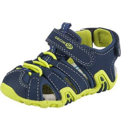 Geox Sandale navy/lime Sandale in navy/lime Geox Sandale navy/lime Sandale in navy/lime