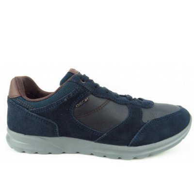Geox U Damian A navy Sneaker in navy Geox U Damian A navy Sneaker in navy