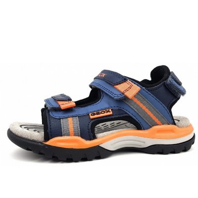 Geox 01554 Borealis Sandale in C4K2T Navy/Orange Geox 01554 Borealis Sandale in C4K2T Navy/Orange