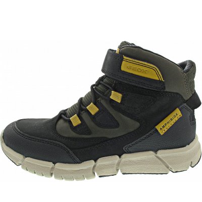 Geox J Flexyper Klettstiefel in black-yellow Geox J Flexyper Klettstiefel in black-yellow