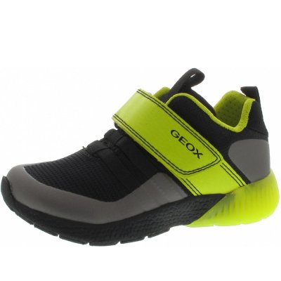 Geox Sveth Boy Halbschuhe in black-lime Geox Sveth Boy Halbschuhe in black-lime